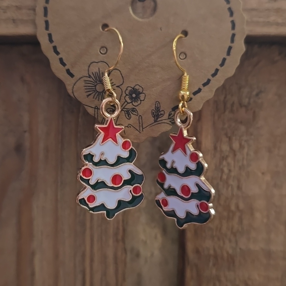 Christmas Tree Earrings